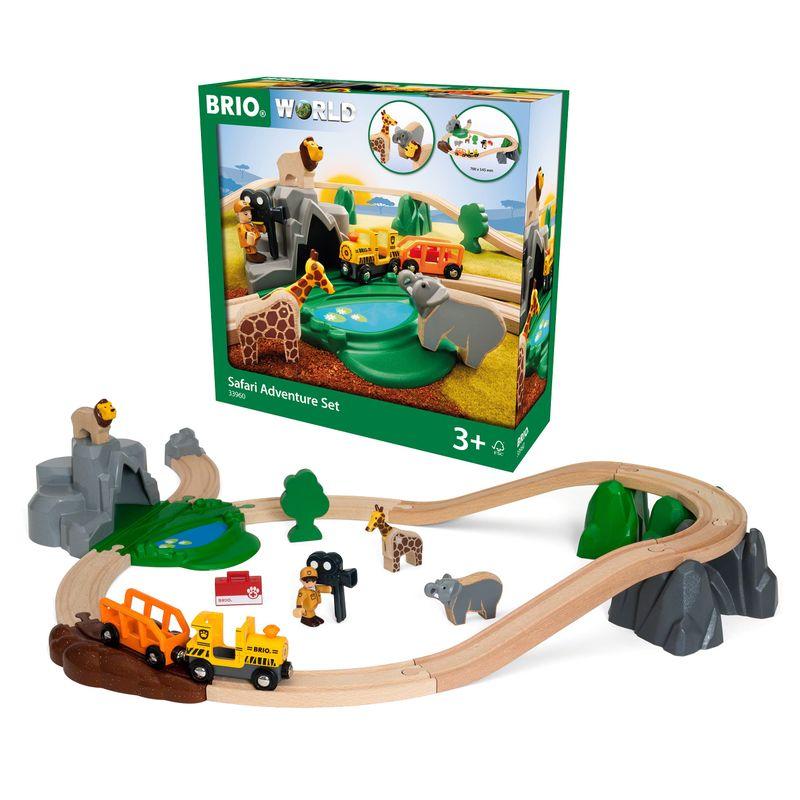 BRIO (ブリオ) WORLD サファリアドベンチャーセット 全26ピース 対象