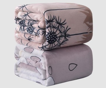 毛毯 法蘭絨毛毯被子加厚水晶法萊珊瑚絨單件鋪床毛毛加絨床單雙人  瑪麗蘇