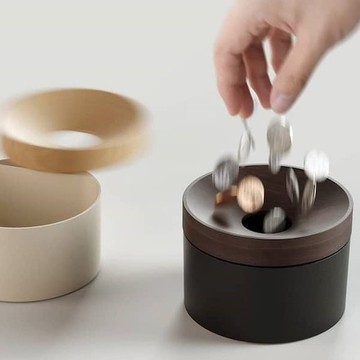 mordeco｜轉轉零錢盒二代  (沉穩深色)