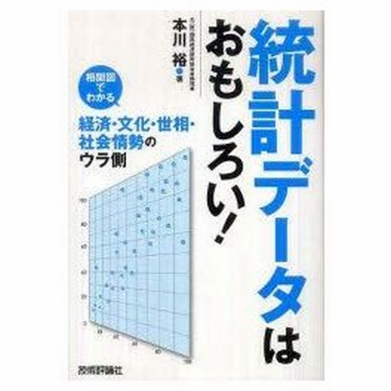 新品本 統計データはおもしろい 相関図でわかる経済 文化 世相 社会情勢のウラ側 本川裕 著 通販 Lineポイント最大0 5 Get Lineショッピング