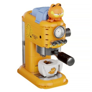 PANTASy 拼奇 加菲貓 懷舊咖啡機 收藏積木  1盒  多色