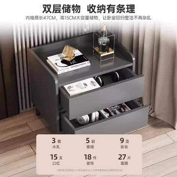 【限時下殺免運】床頭櫃 臥室床邊儲物櫃 出租房用簡易收納柜子