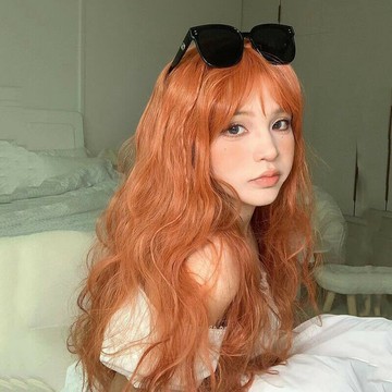 假頭套女長捲髮 網紅羊毛捲自然無痕圓臉蓬鬆仿真髮玉米燙全頭套式 蓬鬆全頭套式長捲髮 純慾風蓬鬆無痕假髮套 增髮量 假髮女