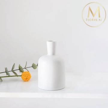 快速出貨🌷家居擺飾【Floral M】法式奶油陶瓷凱拉小花瓶