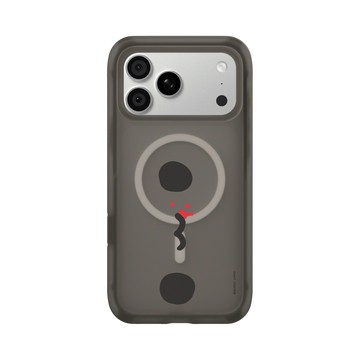 iPhone 18 Pro Max AirX 本質黑 - 貓貓蟲咖波 Bugcat Capoo - 經典大臉咖波純色款