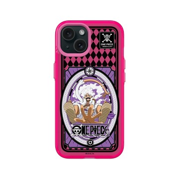iPhone 15 Clear 粉漾桃 - 航海王 One Piece - Gear 5 - 魯夫覺醒