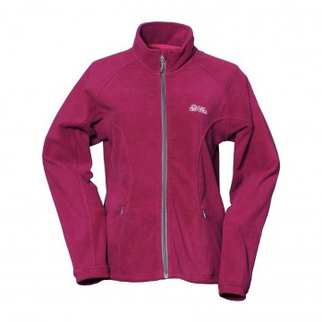 【LeVon】女雙刷毛保暖夾克 - 葡萄紫→  LV3191