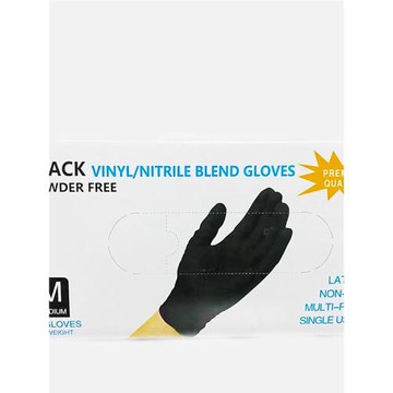 料理手套丁腈手套加厚黑色耐用一次性乳膠高彈食品級廚師專用