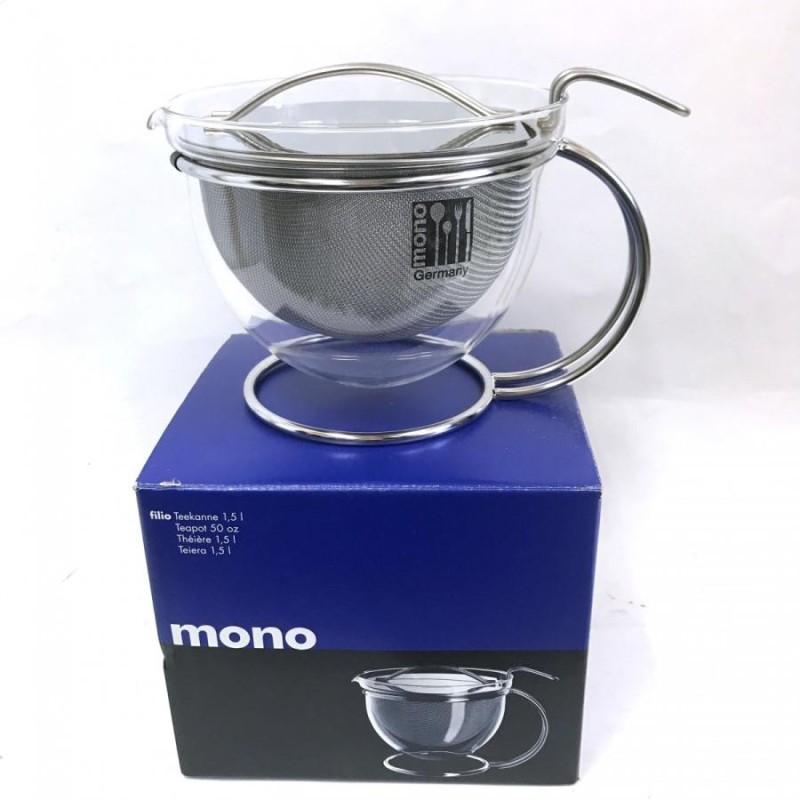 mono モノ社 ティーポット 1.5L 耐熱ガラス製 未使用 ドイツ製 | LINE 