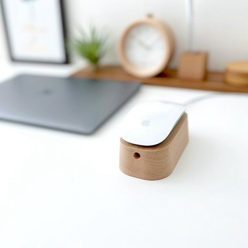 KATOMOKU 鼠標充電座 歐洲山毛櫸(km-143NA) Magic Mouse 專用
