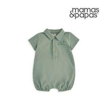 Mamas&Papas 小小冒險家-短袖連身寬褲