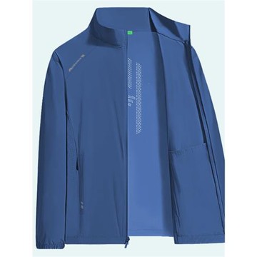 (免運)男士防曬服夏季新款防紫外線冰絲立領防曬衫釣魚速干大碼超薄外套