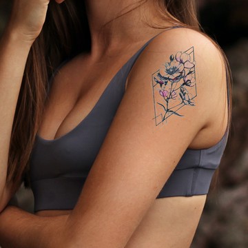 微刺青 👑大邱紋身👑【T08Z】新 小清新 假刺青輕紋身 防水 紋身 刺青 貼紙 T08