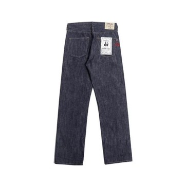 窄幅紀念熊貓原色赤耳丹寧牛仔褲MBBCAR經典直筒中腰701-47褲型