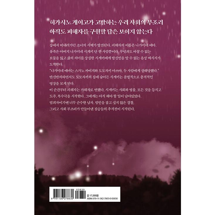 韓国語 小説『さまよう刃』著：東野圭吾（韓国版）