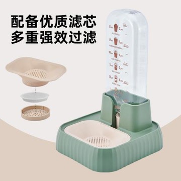 寵物飲水機貓咪自動飲水器活水循環過濾大容量貓咪食具泰迪飲水碗