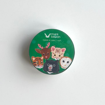 【mark taiwan】15mm和紙膠帶-臺灣野生動物