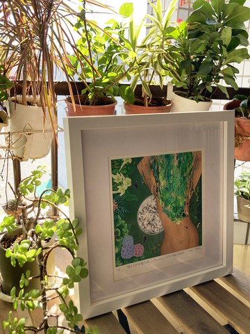 與大地母親共振  藝術微噴  限量版畫 精選相框 Giclée Print