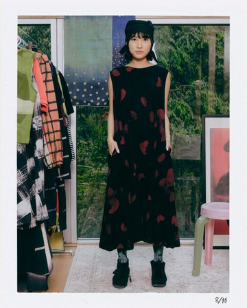 Shadow Beam Vest Long Dress