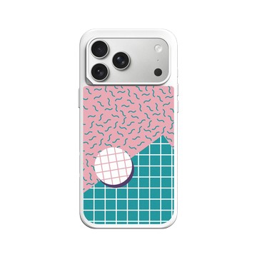 iPhone 17 Pro Max SolidX 白 - Curious 80’s  好奇八O - 撞色派對