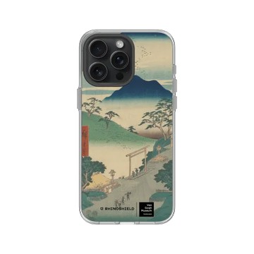 iPhone 15 Pro Max Clear 透明 - Van Gogh Museum - 浮世繪系列東海道五十三次名所圖會 - 歌川廣重