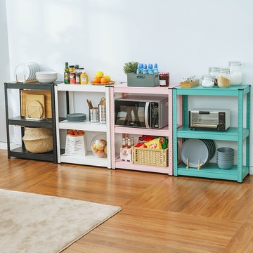 插接式三層置物架 層架 波浪架 鐵力士架 置物架