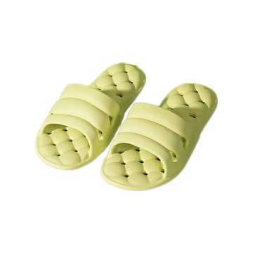 城市漫遊 摺疊拖鞋  M  綠色