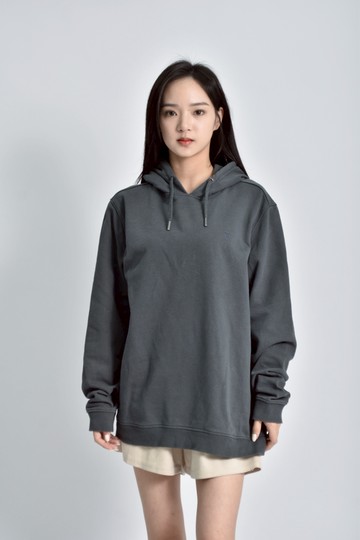 (XL) van heusen質感棉質連帽刺繡logo藍色長袖上衣