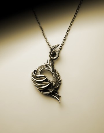 尼德霍格Nidhogg北歐黑龍項鍊