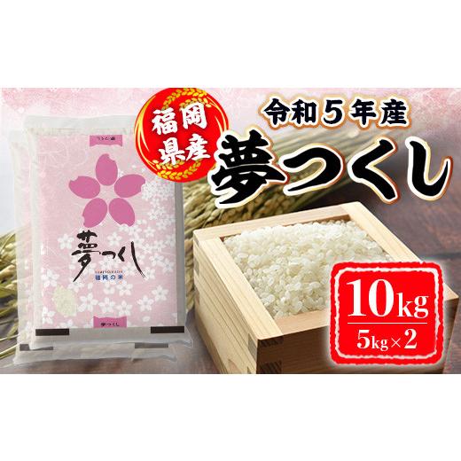 ふるさと納税 福岡県 朝倉市 米 10kg 令和5年産 夢つくし 福岡県産 お米