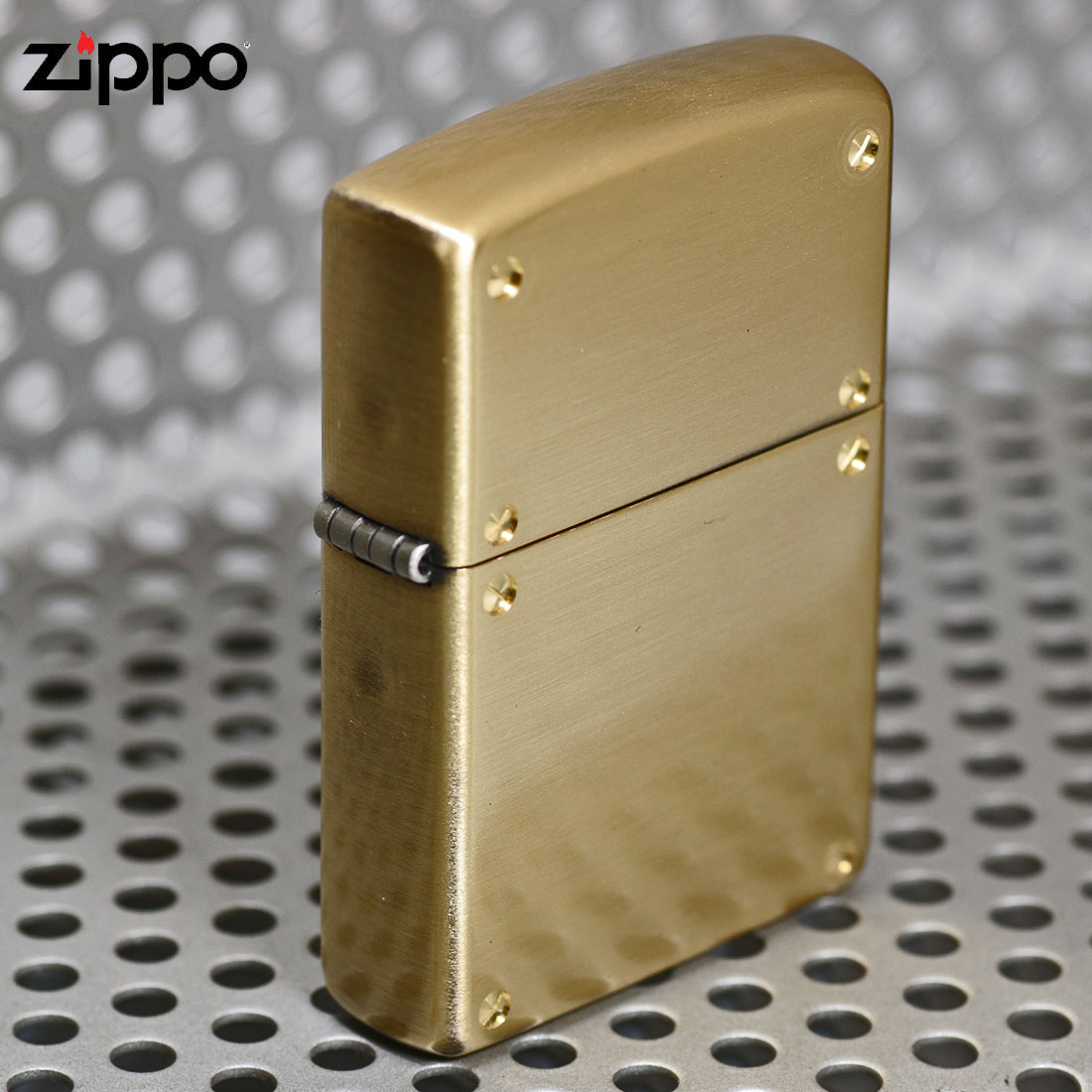 zippo(ジッポーライター)スクリューシリーズ　SCREW SERIES　ブラス古美　200SCW-BR  おしゃれ  ネジ ギフト  送料無料（ネコポス対応）