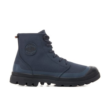 Palladium PAMPA RCYCL LITE+WP+ ZIP再生科技輕量拉鍊橘標防水靴-中性-深藍