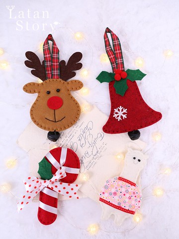 圣誕氛圍裝飾可愛禮品玩偶掛飾商場櫥窗裝飾掛件圣誕樹裝飾品掛件