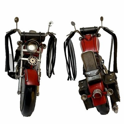 ブリキ モーターサイクル バイク レッド ハーレー コレクション