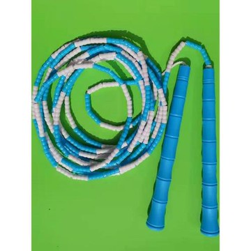 德育龍花樣珠竹節團體比賽交互8字車輪跳繩男女學生體育健身運動