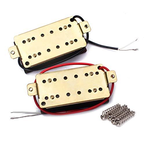 Milisten pcs Electric Guitar Pickup Humbucker Rosewood Bridge Pickup Neck Pickup Electric Guitar Replacement Parts