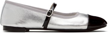 Repetto 银色 Georgiana 玛丽珍鞋