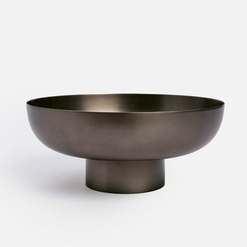 德國Blomus MIYABI金屬花器23xH10cm 霧灰