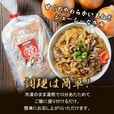 ふるさと納税 淡路市 淡路島たまねぎ牛丼の具　10食×12ヶ月