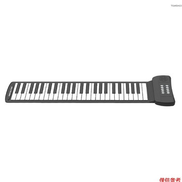 Winn 49 鍵捲起鋼琴帶內置揚聲器 16 音 6 種演示支持錄音支架耳機插孔靜音手捲鋼琴柔性矽膠電子鍵盤