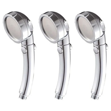 小麥購物 一鍵止水蓮蓬頭 Y725 170g  3個  銀色