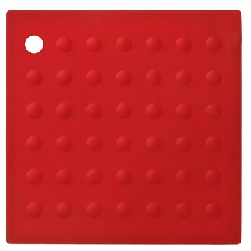 Premier Zing方形矽膠隔熱墊  耐熱240度C  17 x 17 cm  紅色  1片