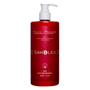 SAHOLEA 森歐黎漾 牡丹A醇活煥身體乳 絲絨  1瓶  480ml
