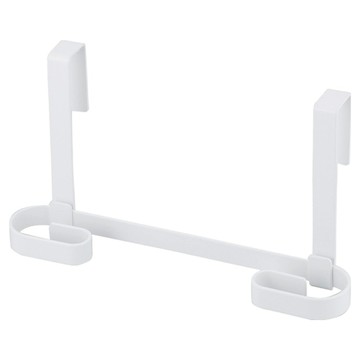 FREIZ 和平 Blance 門櫃掛式兩用垃圾袋架/抹布架 白色  1個