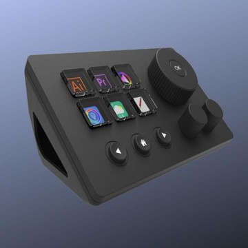 外貿出口MboxN3帶旋鈕可視化宏鍵盤stream controller dock/南美