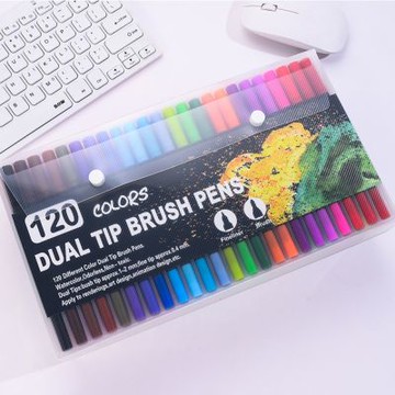 120色入門款軟雙頭水彩馬克筆 麥克筆 水彩筆 美術筆