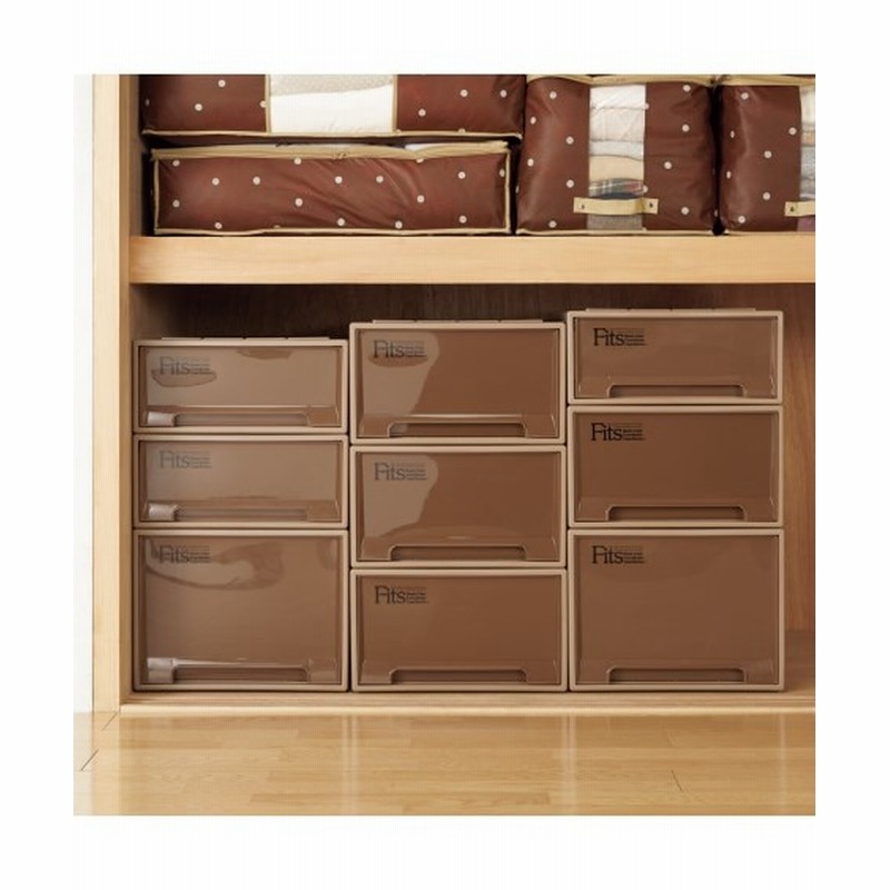 日本製 フィッツシリーズ 押入れ用 2個セット 衣装ケース プラスチックケース 押入収納 Closet Storage ニッセン Nissen 通販 Lineポイント最大10 0 Get Lineショッピング