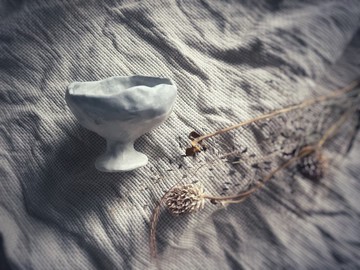 絞胎舞墨 / 高腳冰淇淋杯・點心碗・布丁盤 -U款