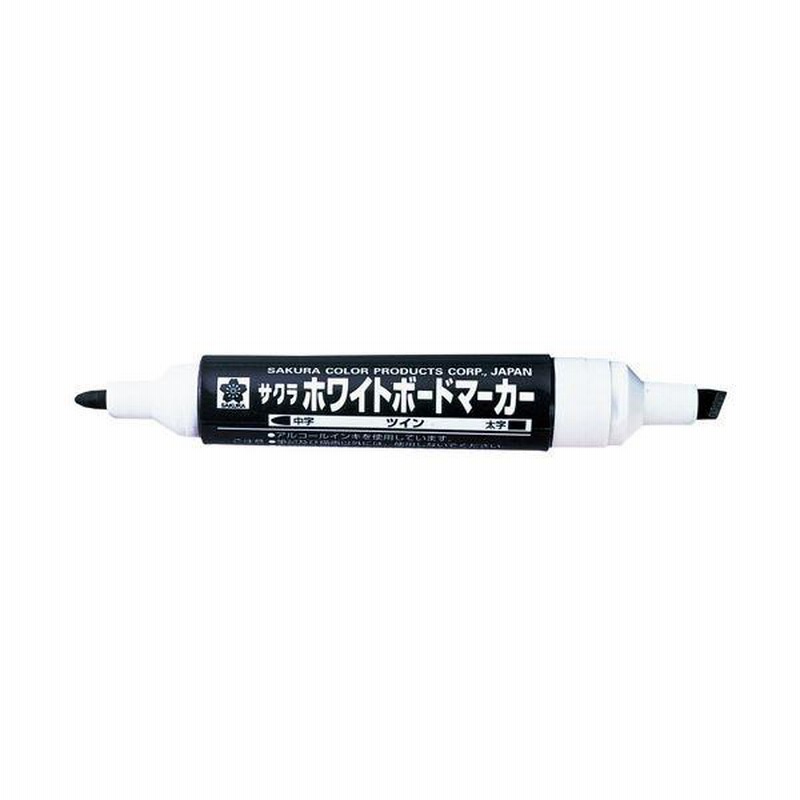 まとめ） サクラクレパス ホワイトボードマーカーツイン WBK-T黒10本