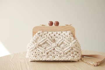 森之物語 編織包 刺繡包 口金包 原創設計